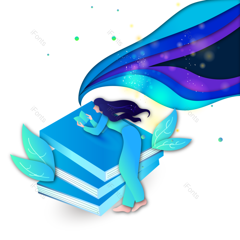 矢量素材图片,女孩元素,扁平PNG,免抠素材